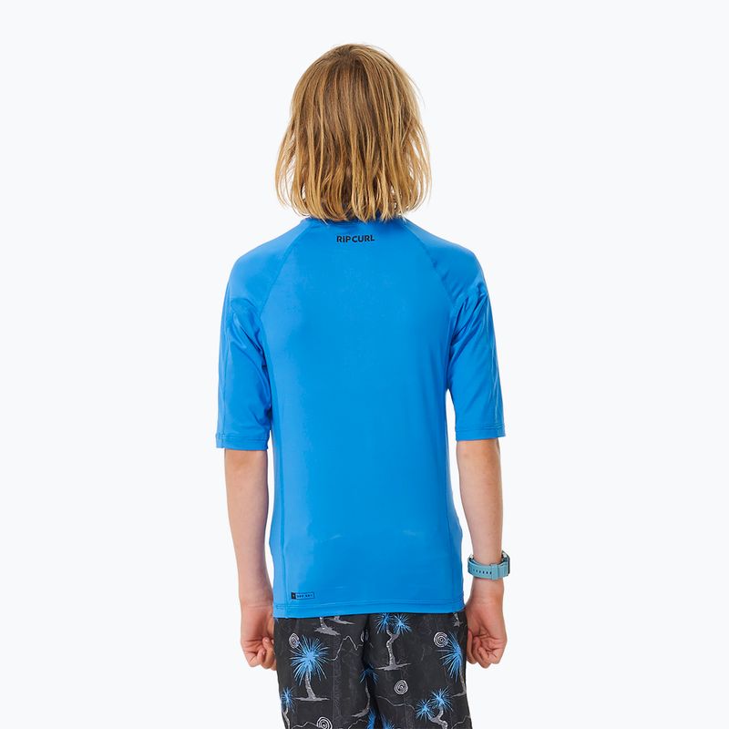 Detské plavecké tričko Rip Curl Lycra Brand Wave UPF blue gum 3
