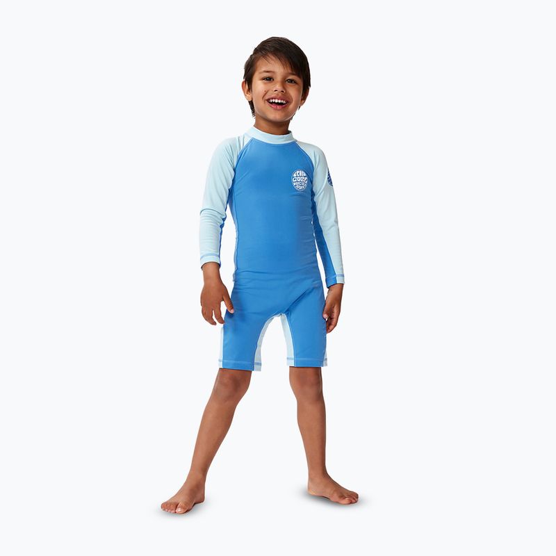 Detská kombinéza UPF 50+  Rip Curl Icons UV Brushed Suit blue gum