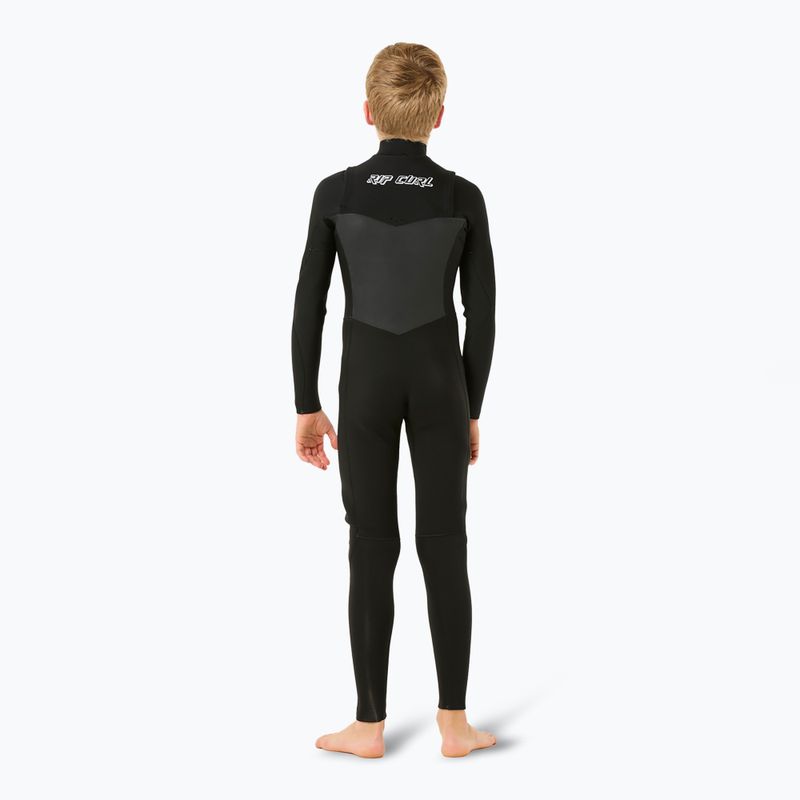 Detský neoprén Rip Curl Dawn Patrol 4/3 mm Chest Zip black 2