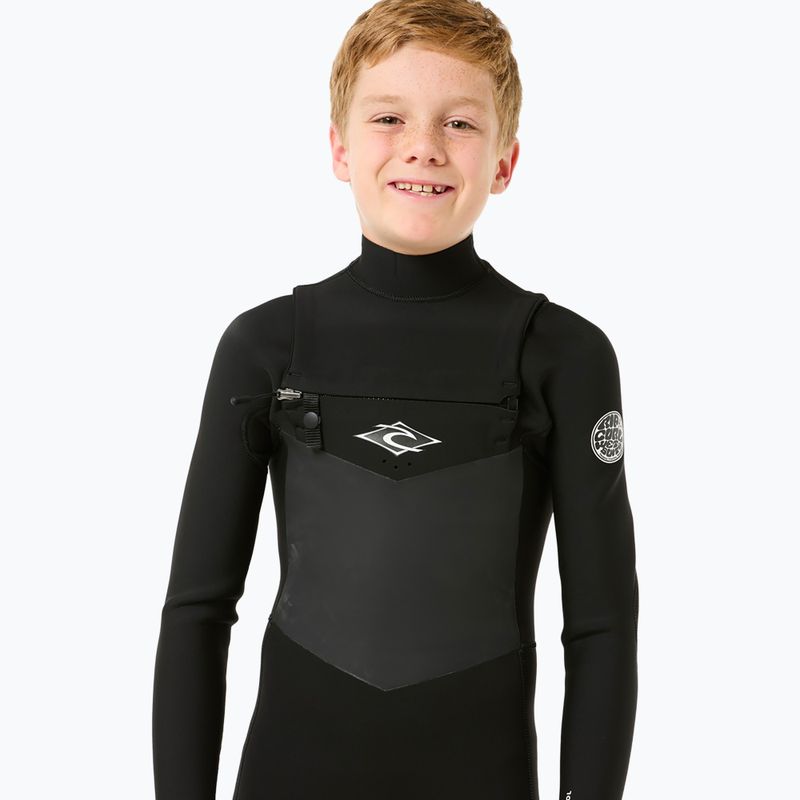Detský neoprén Rip Curl Dawn Patrol 4/3 mm Chest Zip black 5