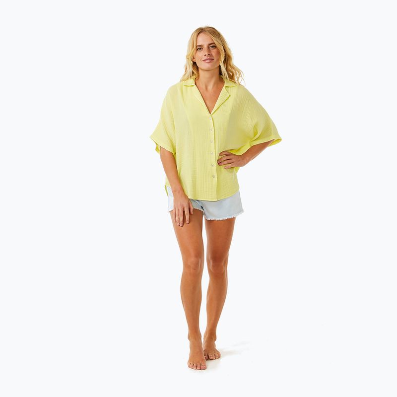 Dámske svetložlté tričko Rip Curl Premium Surf 2