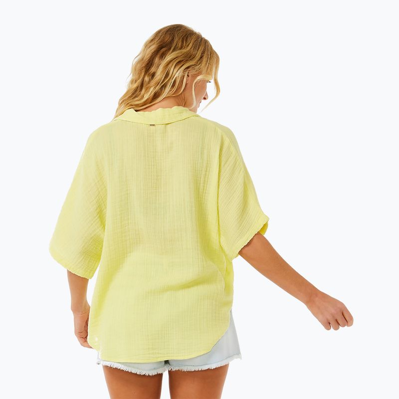 Dámske svetložlté tričko Rip Curl Premium Surf 3