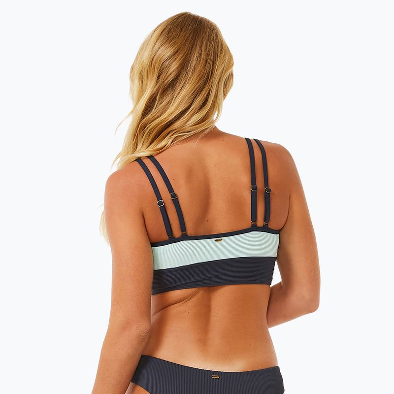 Vrchný diel plaviek Rip Curl Block Party Spliced Crop navy 8