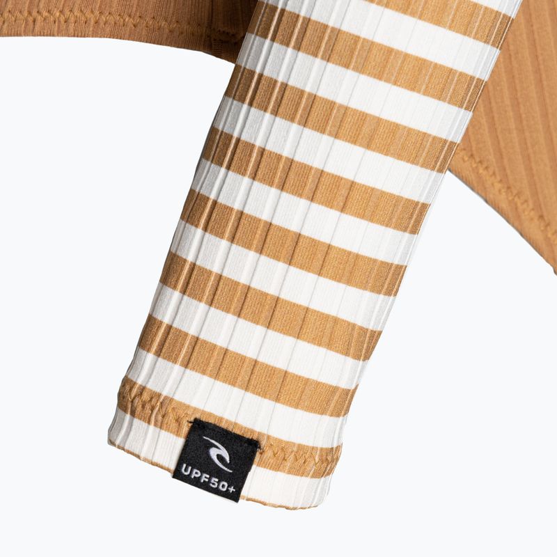 Dámske jednodielne plavky Rip Curl Premium Surf LS Surf light brown 6