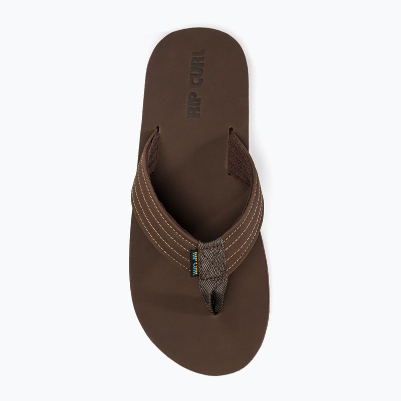 Pánske žabky Rip Curl Revival Leather Open Toe brown 5