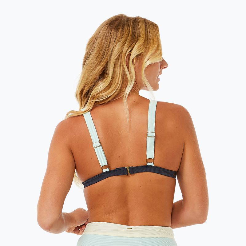 Vrchný diel plaviek Rip Curl Block Party Spliced Fixed Tri navy 4