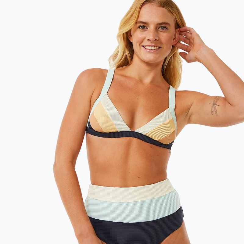 Vrchný diel plaviek Rip Curl Block Party Spliced Fixed Tri navy 5