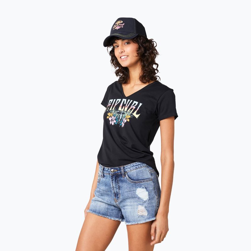 Dámske tričko Rip Curl Block Party V Tee black 4