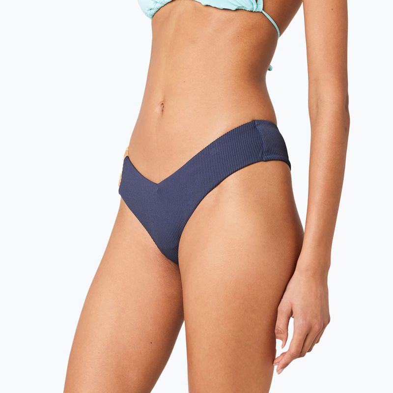 Spodný diel plaviek Rip Curl Block Party Hi Leg Skimpy  navy 7