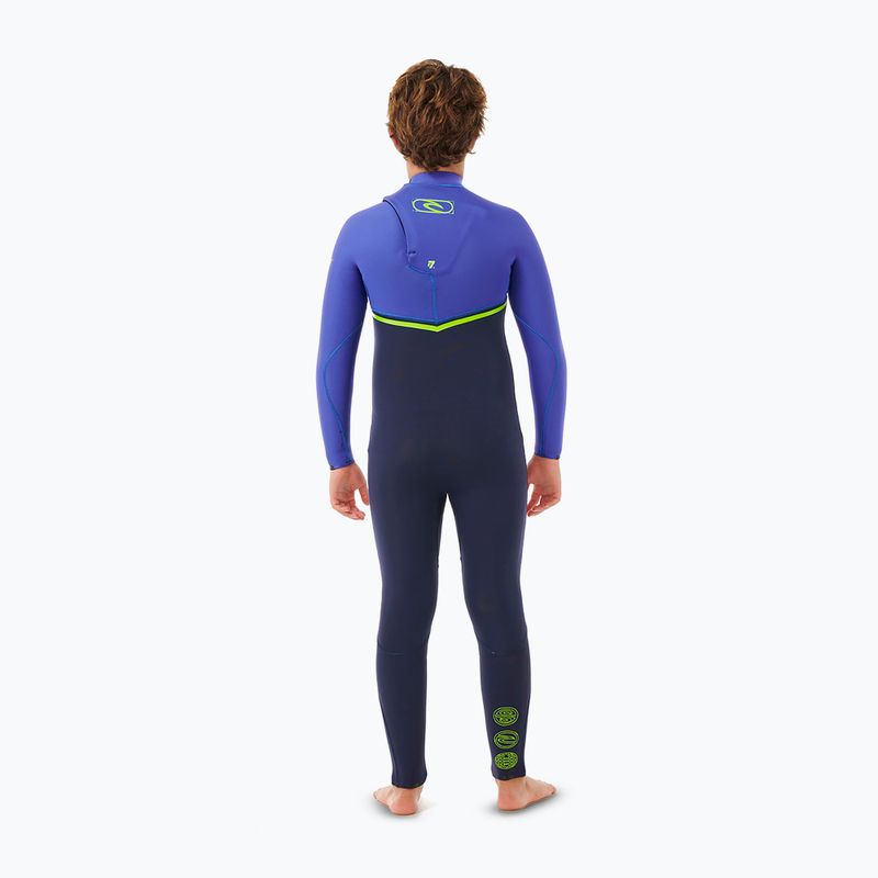 Detský neoprén Rip Curl Flashbomb 3/2 mm Chest Zip wild berry 2