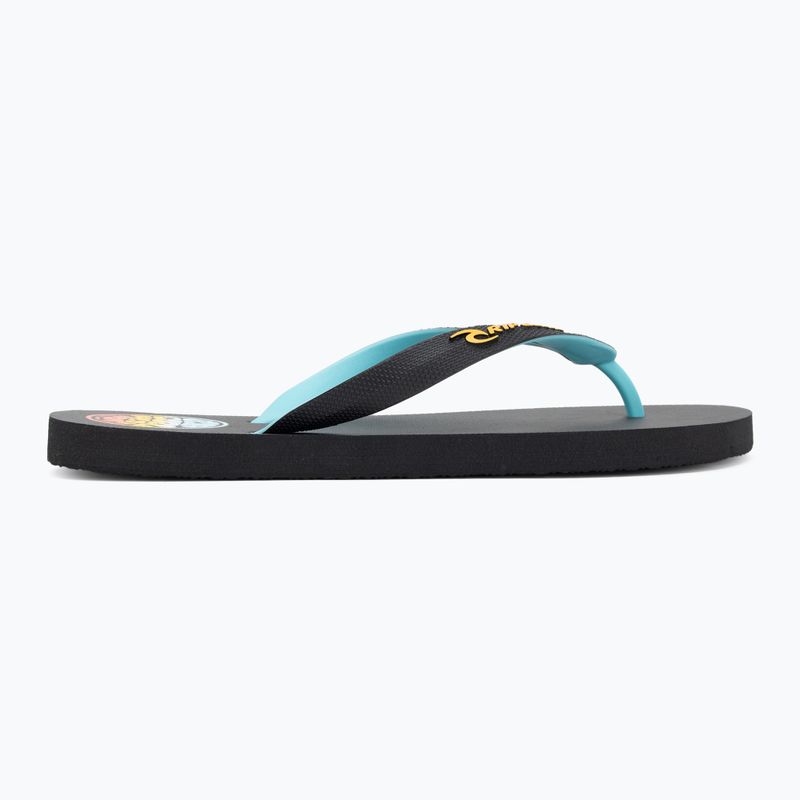 Pánske žabky Rip Curl Wetty Fade Bloom washed black 2