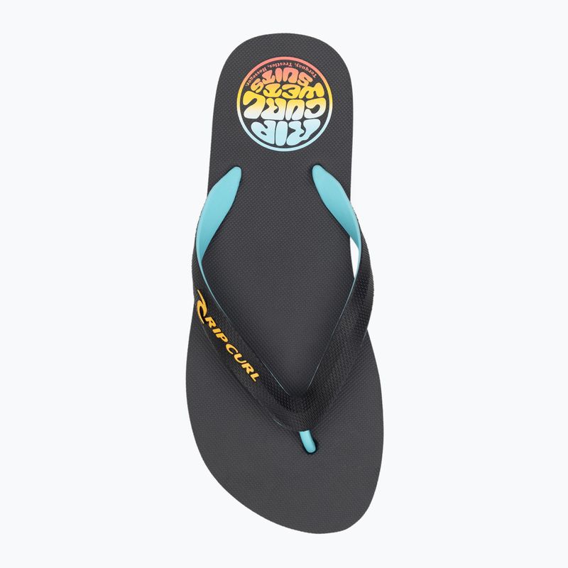 Pánske žabky Rip Curl Wetty Fade Bloom washed black 5