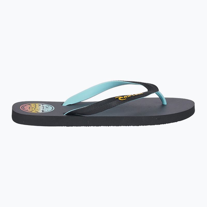 Pánske žabky Rip Curl Wetty Fade Bloom washed black