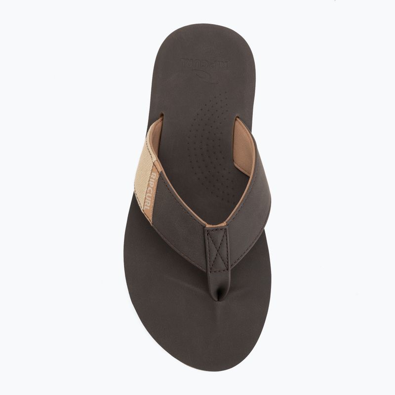 Pánske žabky Rip Curl Oxford Bloom brown 5