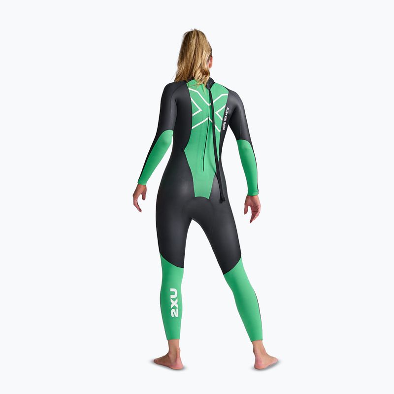Dámsky triatlonový neoprén  2XU Propel Openwater black/bright green 4