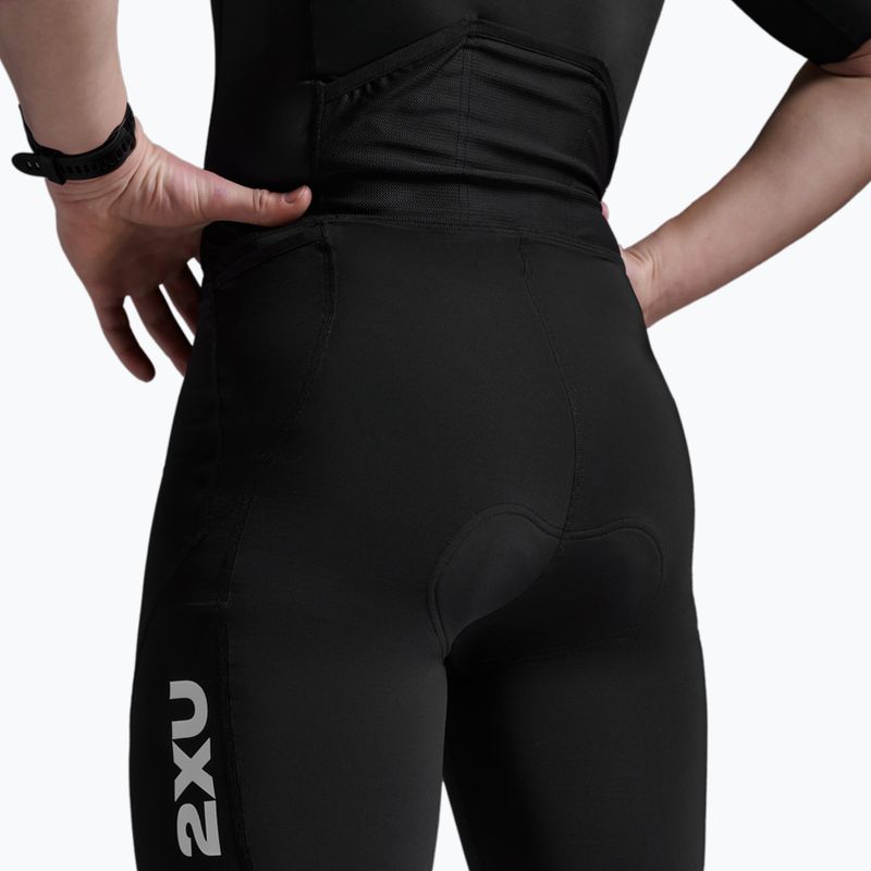 Pánska tritlonová kombinéza 2XU Core Sleeved black/white 7