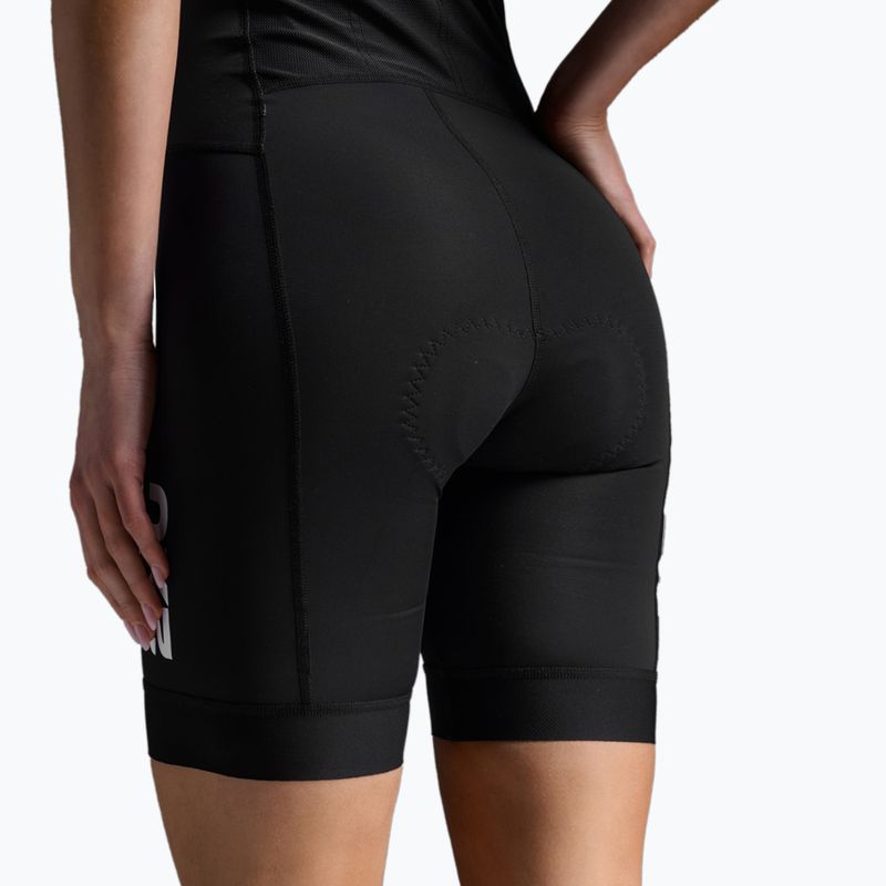 Dámsky triatlonová kombinéza 2XU Core Sleeved black/white 5