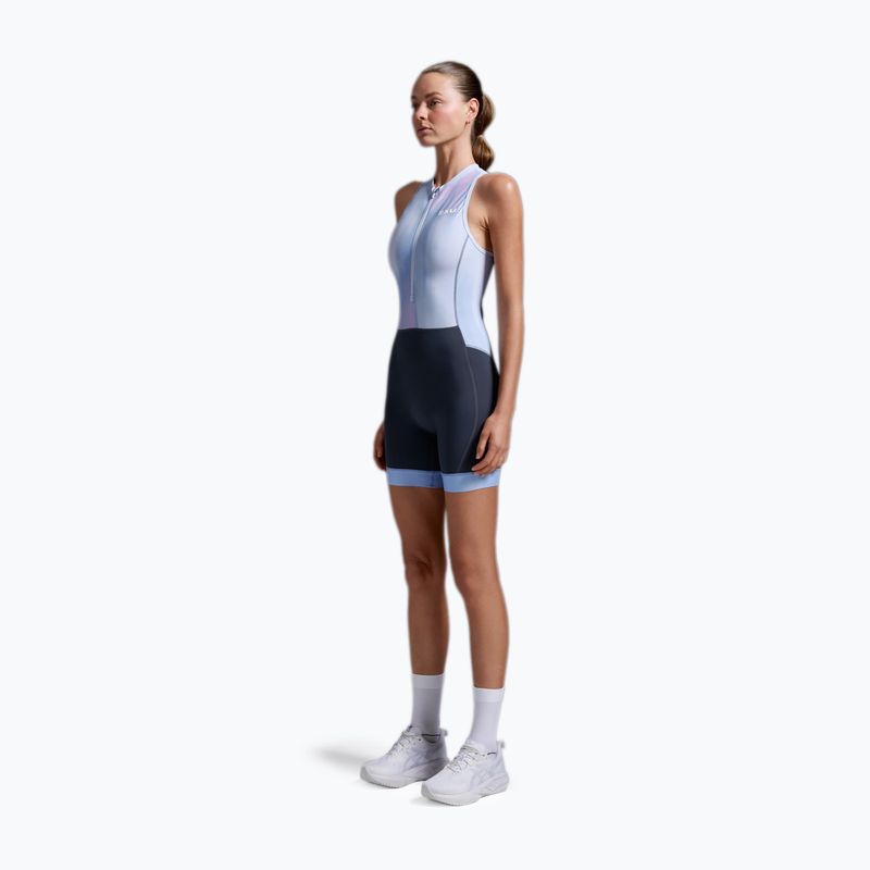 Dámsky triatlonový oblek 2XU Core hydrangea/india ink 4