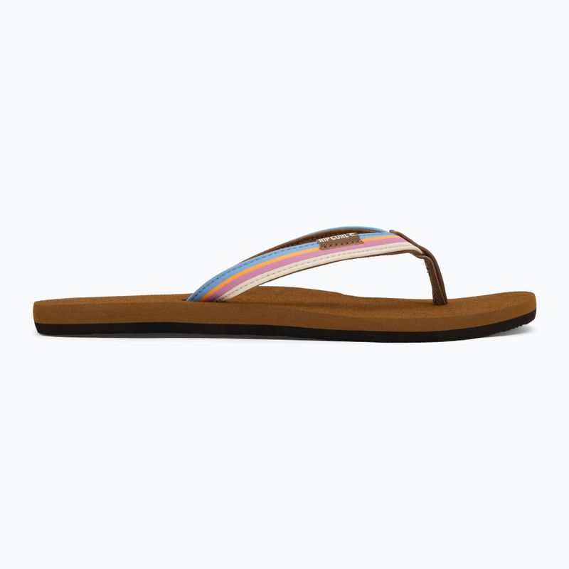 Dámske žabky Rip Curl Freedom Bloom Open Toe blue 2