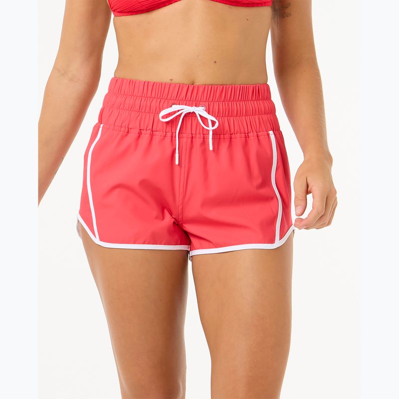 Dámske plavecké šortky Rip Curl High Waist Retro Volley 3" hibiscus red 5