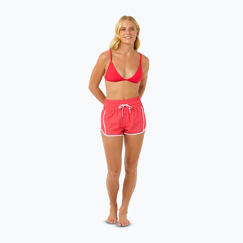 Dámske plavecké šortky Rip Curl High Waist Retro Volley 3" hibiscus red 2