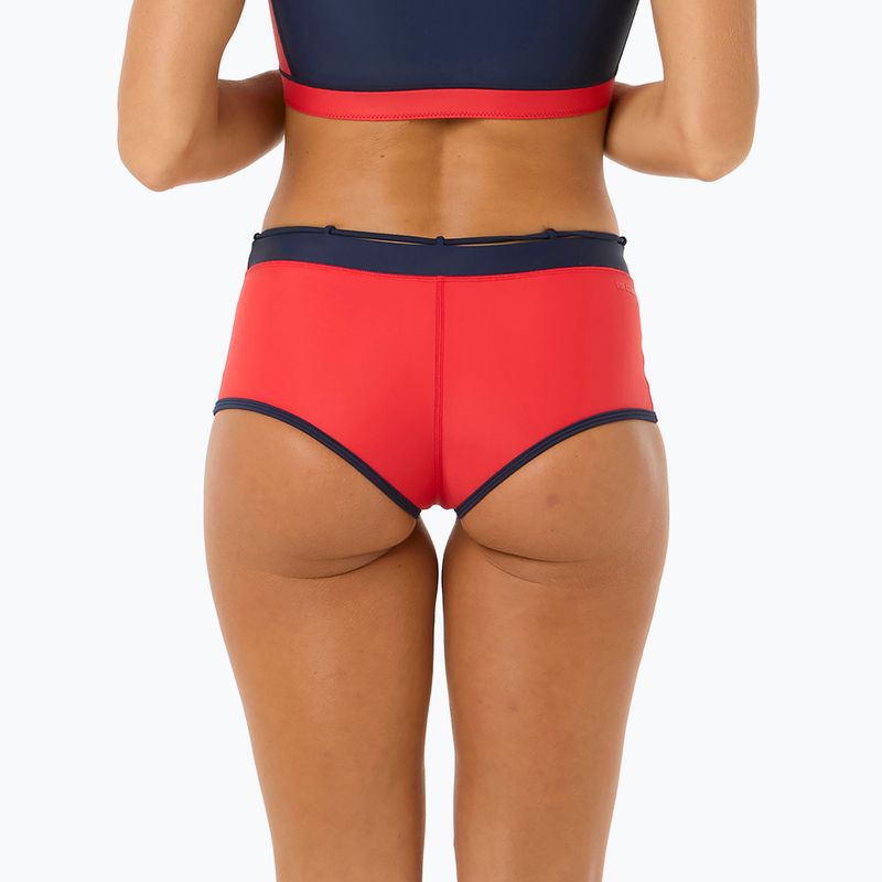 Dół od stroja kąpielowego Rip Curl Noughties Low Rise Victoria Vergara red/dark blue 5