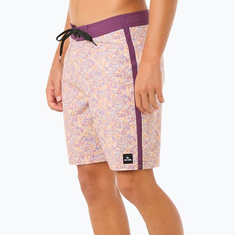 Pánske plavecké šortky Rip Curl Mirage Floral Reef smokey grape 6