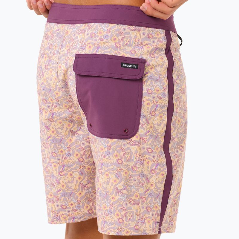 Pánske plavecké šortky Rip Curl Mirage Floral Reef smokey grape 7