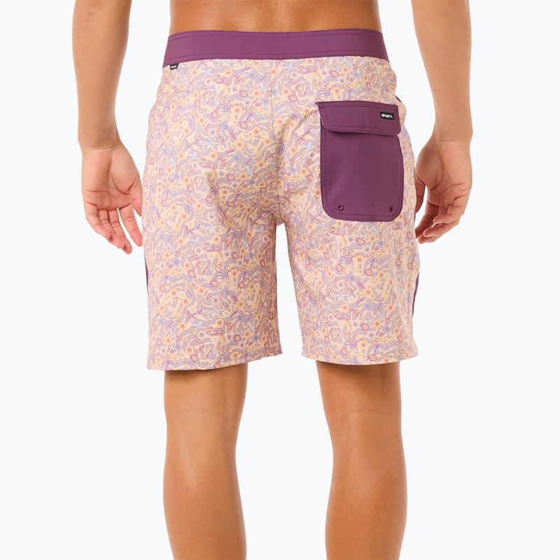 Pánske plavecké šortky Rip Curl Mirage Floral Reef smokey grape 3