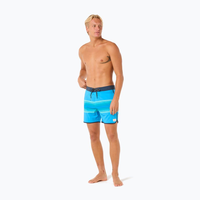 Pánske plavecké šortky Rip Curl Surf Revival Volley blue paint 2