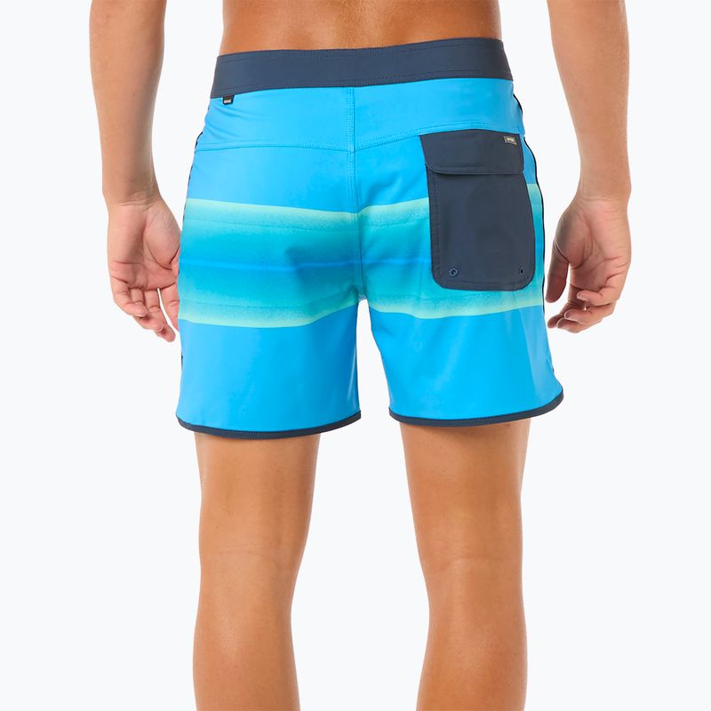 Pánske plavecké šortky Rip Curl Surf Revival Volley blue paint 3