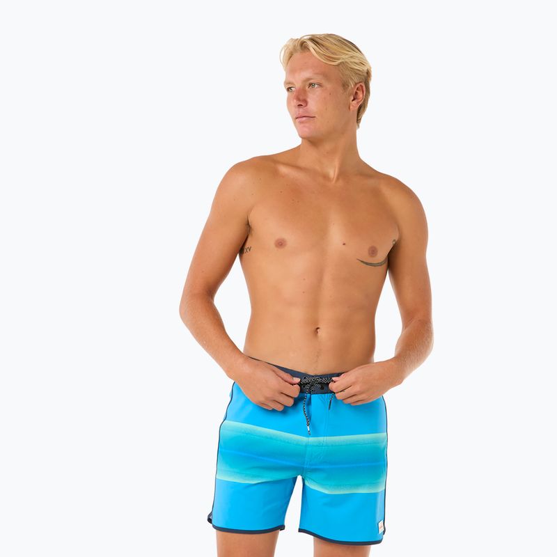 Pánske plavecké šortky Rip Curl Surf Revival Volley blue paint 4