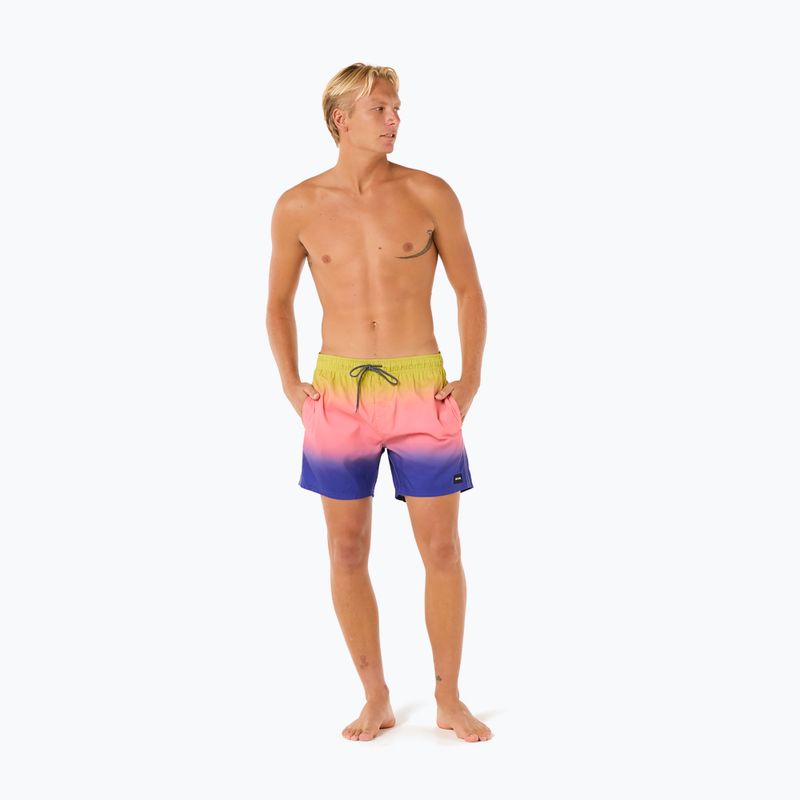 Pánske plavecké šortky Rip Curl Laze Fade Volley wild berry 2