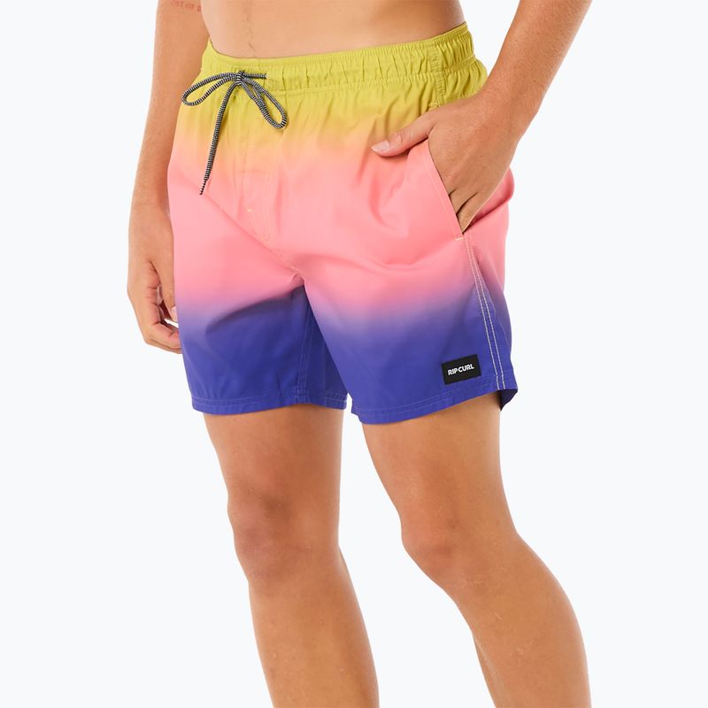 Pánske plavecké šortky Rip Curl Laze Fade Volley wild berry 6