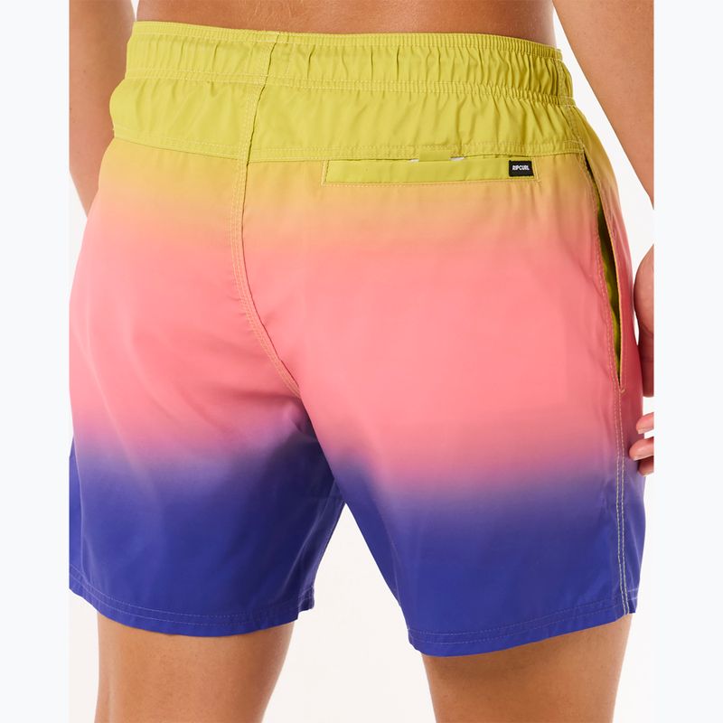 Pánske plavecké šortky Rip Curl Laze Fade Volley wild berry 7