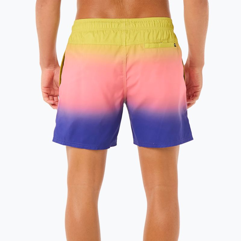 Pánske plavecké šortky Rip Curl Laze Fade Volley wild berry 3