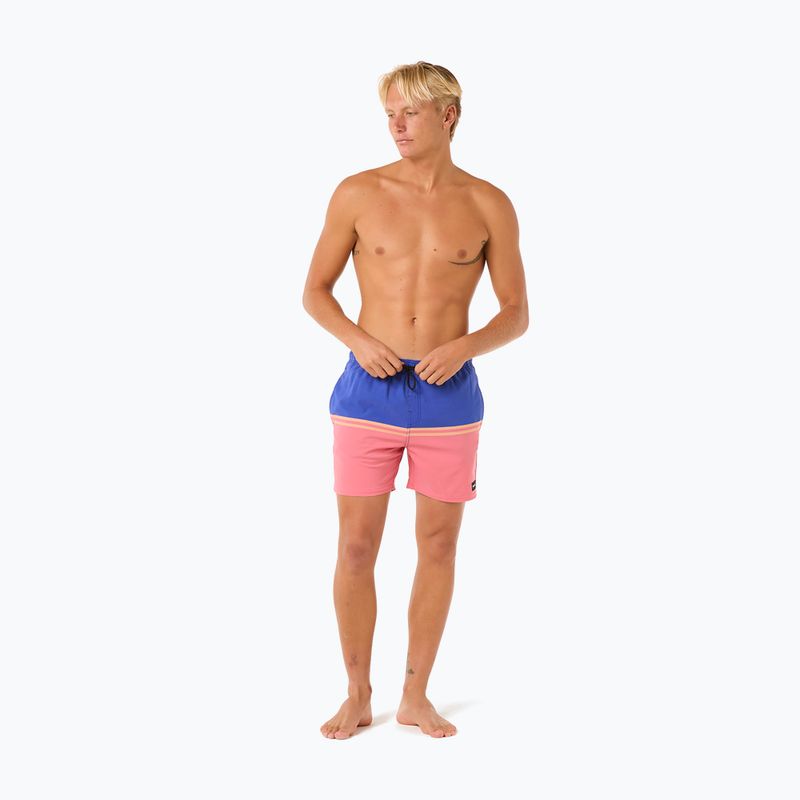 Pánske plavecké šortky Rip Curl Combine Volley wild berry 2