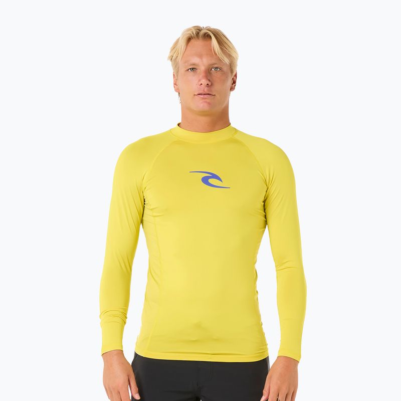 Pánske plavecké tričko longsleeve Rip Curl Waves UPF Performance sulphur