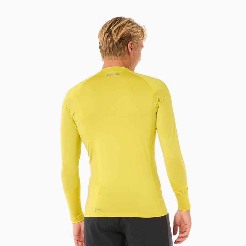 Pánske plavecké tričko longsleeve Rip Curl Waves UPF Performance sulphur 3