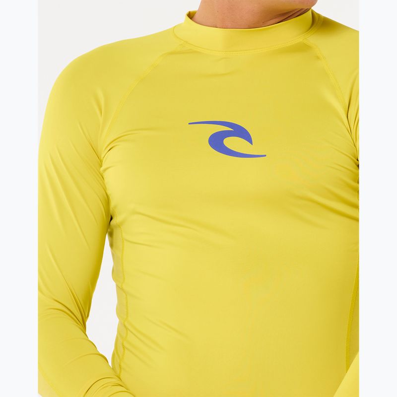 Pánske plavecké tričko longsleeve Rip Curl Waves UPF Performance sulphur 5