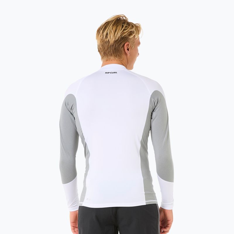 Pánske plavecké tričko longsleeve Rip Curl Waves UPF Performance white 3