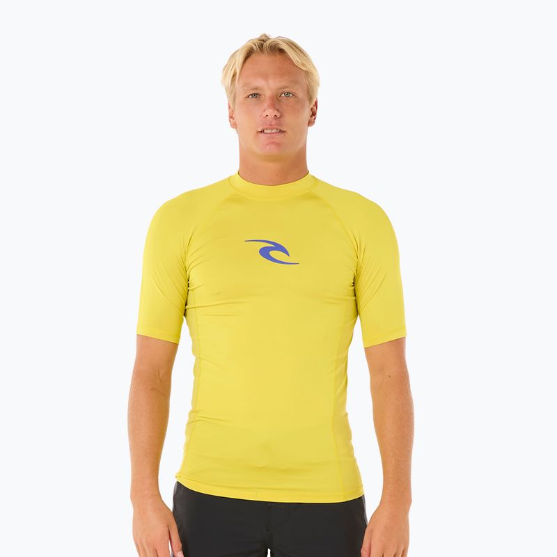 Pánske plavecké tričko Rip Curl Waves UPF Performance sulphur