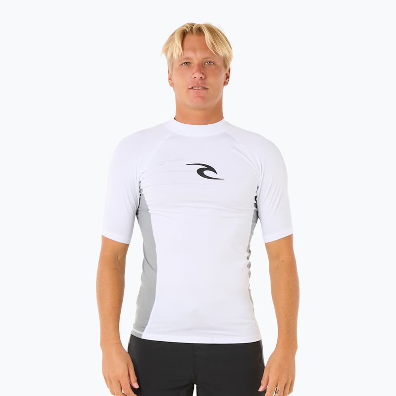 Pánske plavecké tričko Rip Curl Waves UPF Performance white