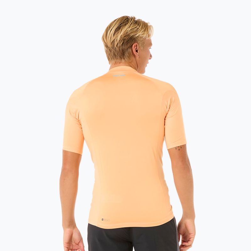 Pánske plavecké tričko Rip Curl Waves UPF Performance mandarin zest 3