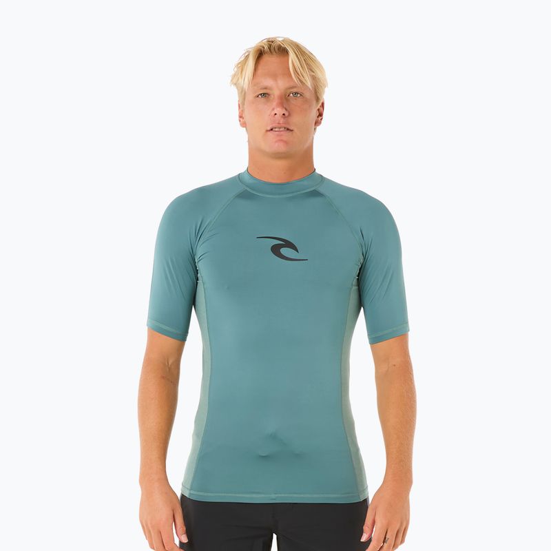 Pánske plavecké tričko Rip Curl Waves UPF Performance bluestone