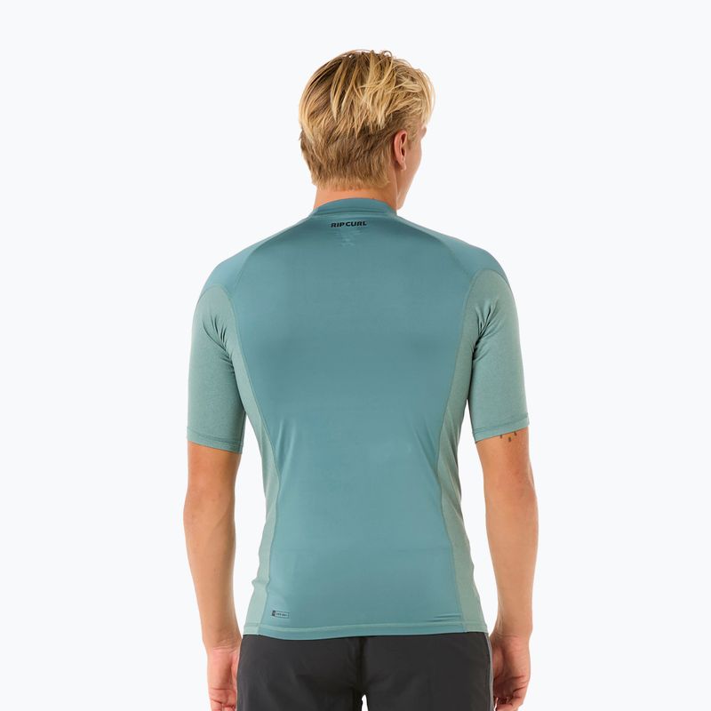 Pánske plavecké tričko Rip Curl Waves UPF Performance bluestone 3