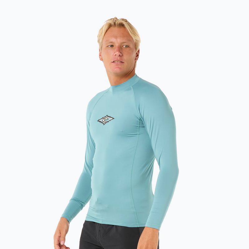 Pánske plavecké tričko longsleeve Rip Curl Raw Energy UPF Performance blue lagoon 4