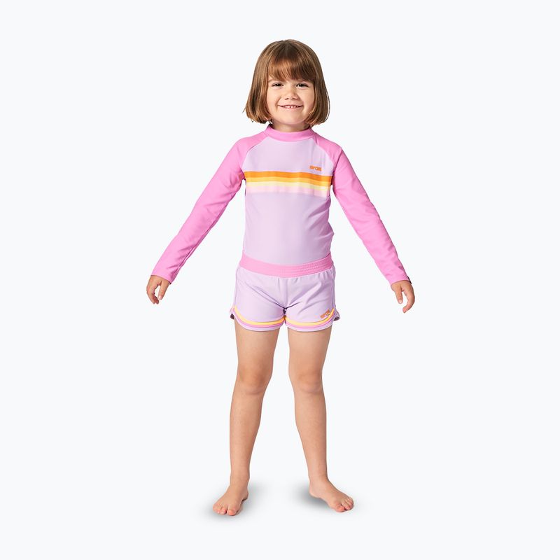 Detské plavecké tričko longsleeve Rip Curl Rainbow Tide Rash Vest bright pink 2