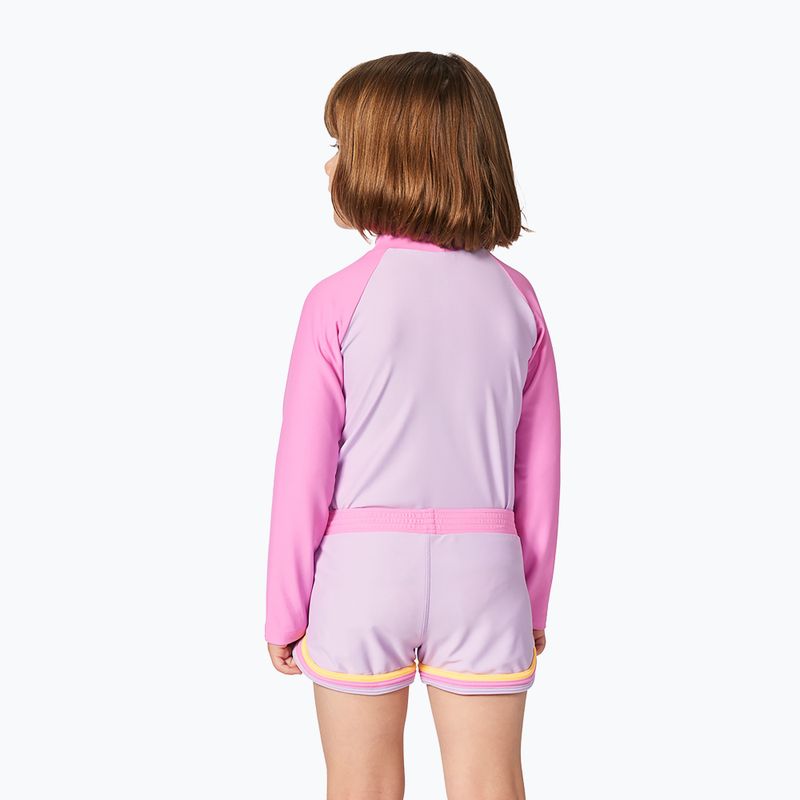 Detské plavecké tričko longsleeve Rip Curl Rainbow Tide Rash Vest bright pink 3