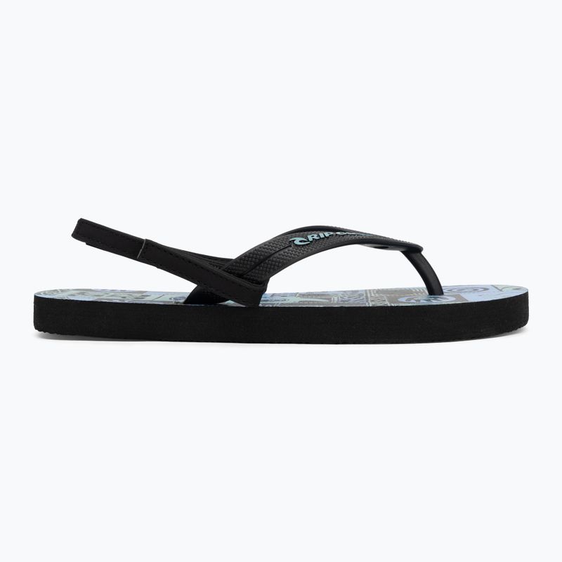 Detské žabky Rip Curl Grom Energy Bloom black/blue 2